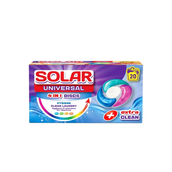 Капсулы для стирки SOLAR "Universal", 20 шт 4820269930230 фото
