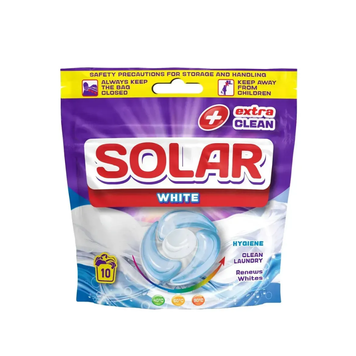 Капсулы для стирки белых вещей SOLAR &ldquo;White&rdquo;, 10 шт, зип пакет 4820269930445 фото
