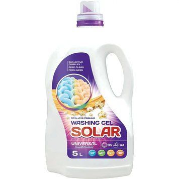 Гель для стирки SOLAR "Universal", 5000 мл 4820269930322 фото