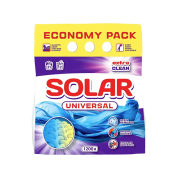 Стиральный порошок SOLAR "Universal", 1200 г 4820269930285 фото