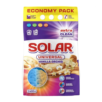 Стиральный порошок SOLAR "Universal", 2400 г 4820269930308 фото