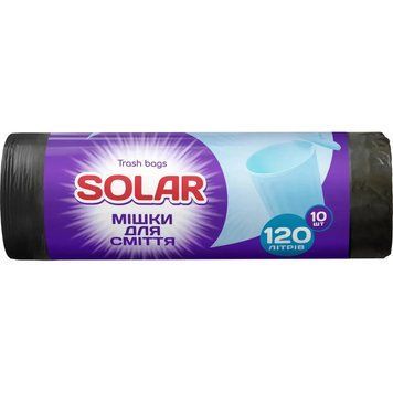 Пакеты для мусора SOLAR 120 л, 10 шт 4820269930070 фото